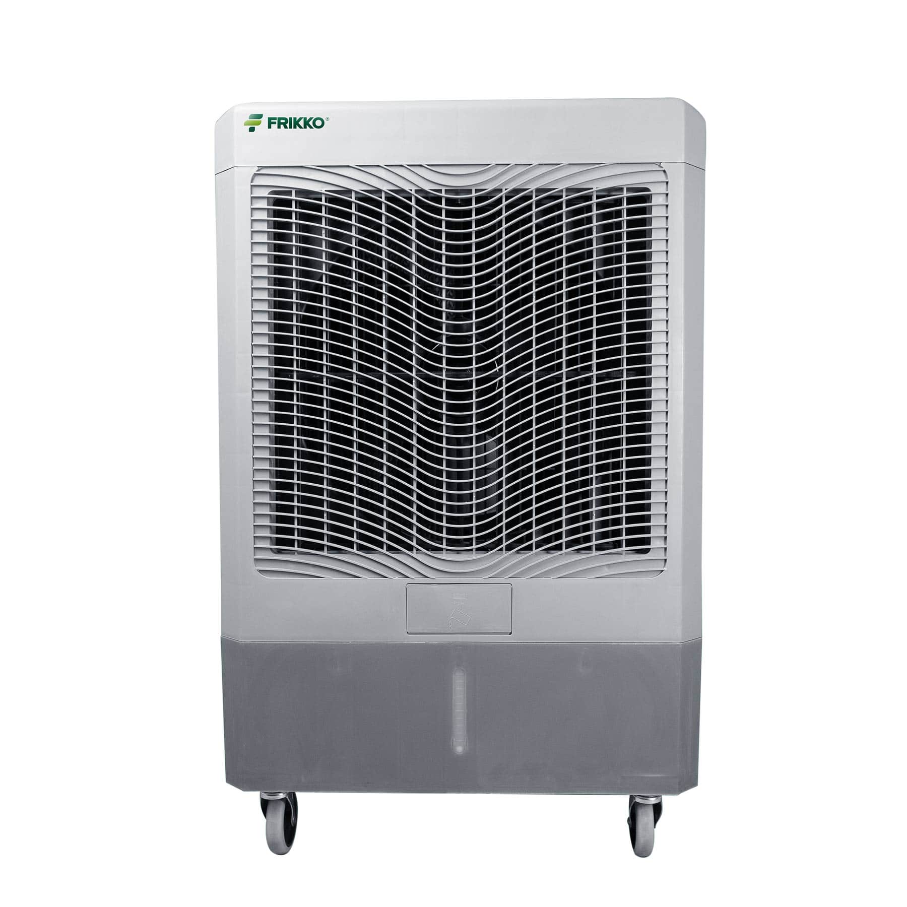 Vista frontal de un enfriador