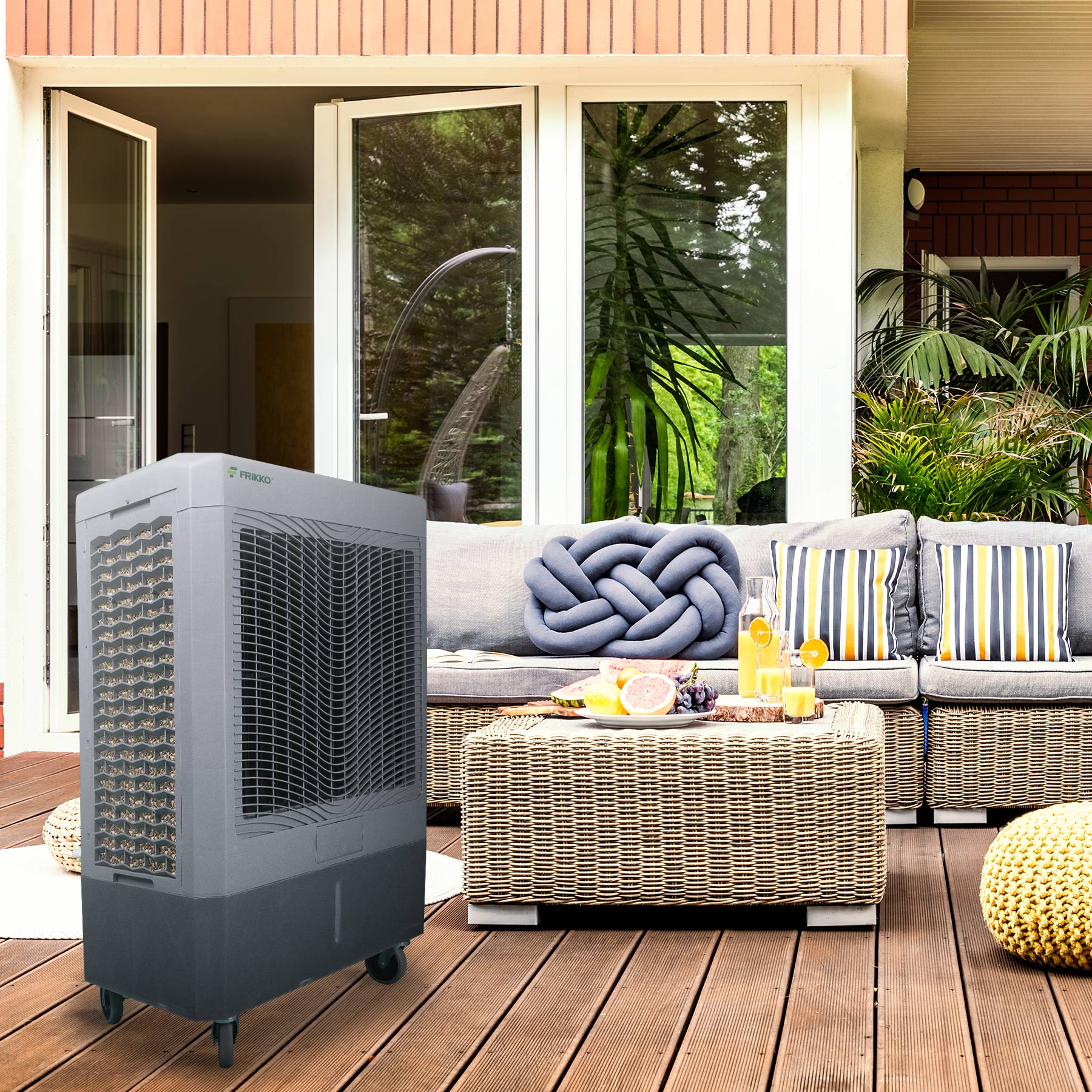 Enfriador al aire libre