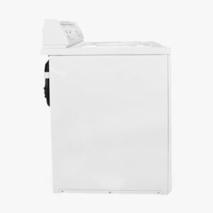 Vista lateral de lavadora industrial