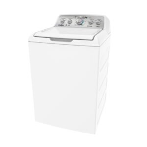 Vista frontal de lavadora mabe