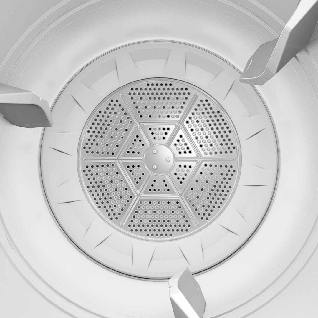 Vista interior de Secadora Hisense abierta