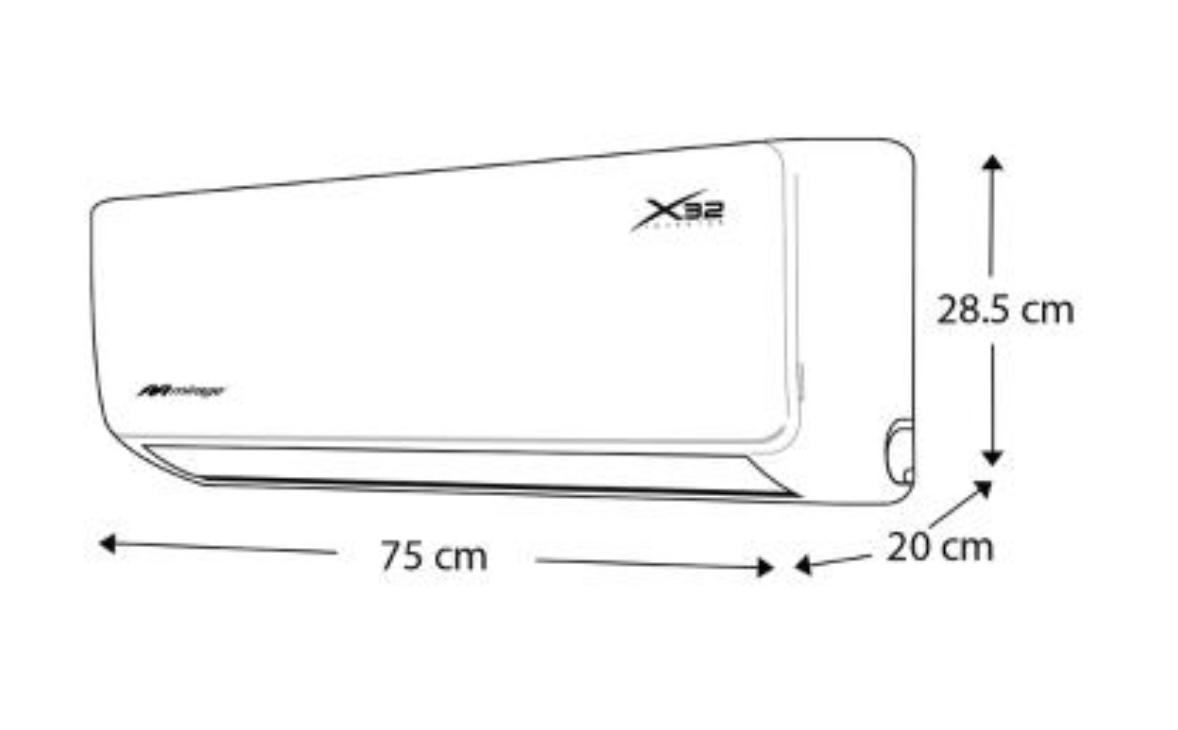 Minisplit MIRAGE 1Tonelada INVERTER