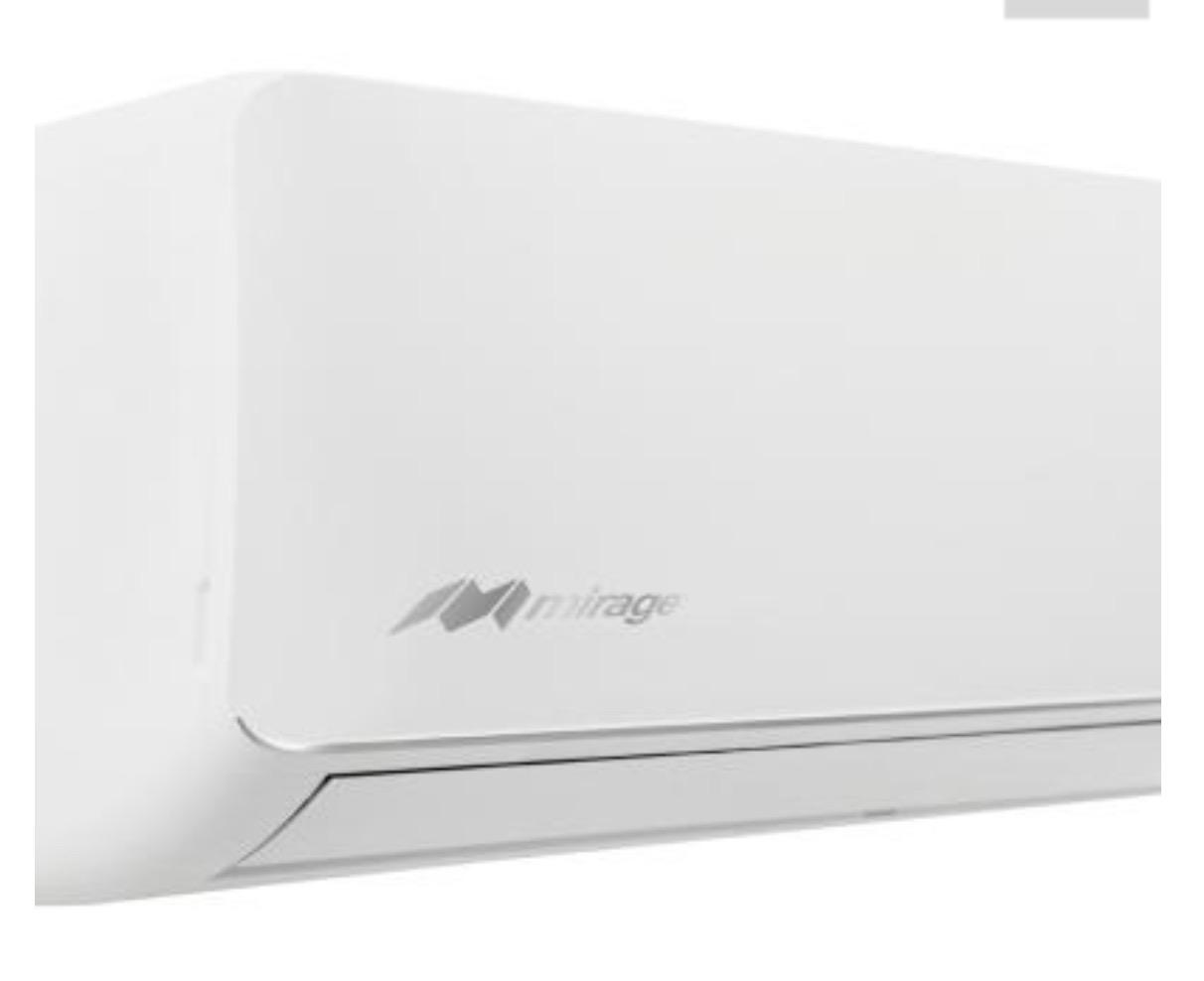Minisplit MIRAGE 1Tonelada INVERTER